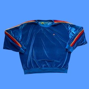 Aviator Nation Blue Velvet Classic Crewneck Sweatshirt